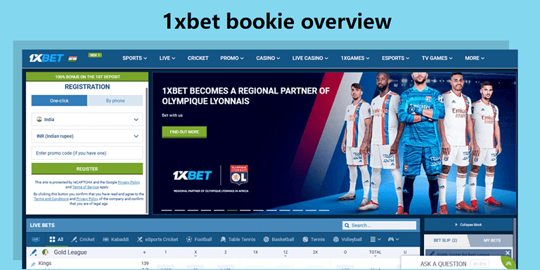 1xbet bookie is now available in India